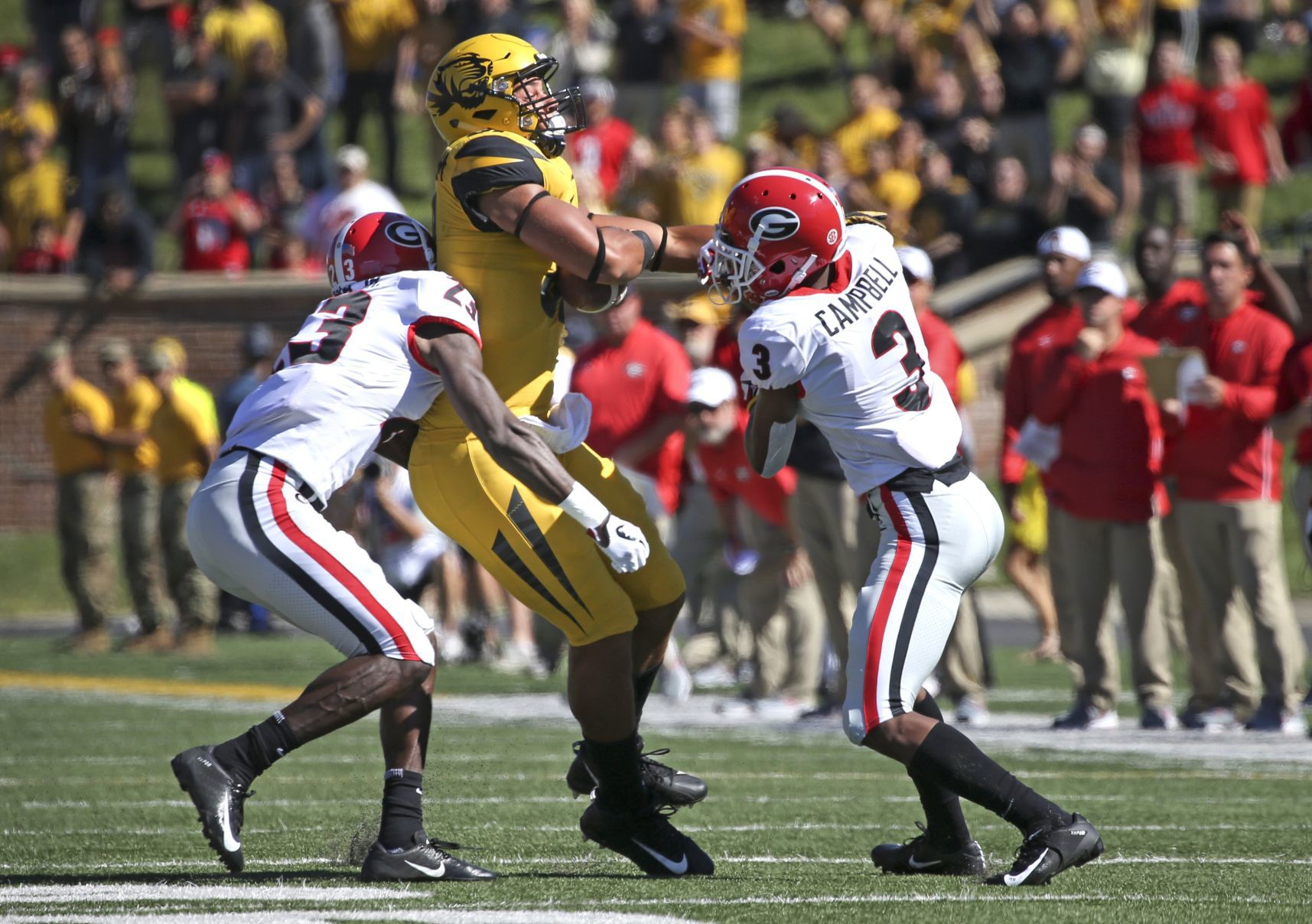 Missouri loses to No. 2 Georgia 43-29